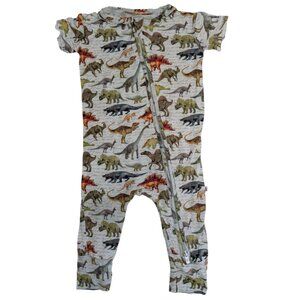 Little Bum Bums Dino Short-Sleeve Romper 6-9m